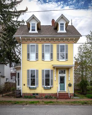 HOuse built by Horace Stewart for himself after buying lot in 18