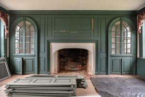 Parlor chimneypiece and bowfats; 1765