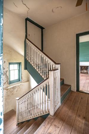 Staircase from first story to attic; 1765