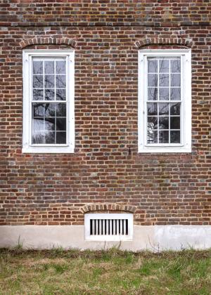 windows, rear wall; 1765