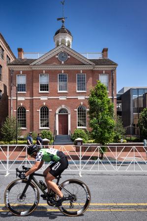 Colleen Gulick racing in Wilimngton Grand Prix, DE, in front of 