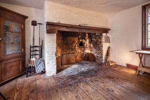 Kitchen hearth, rear wing; ca. 1750