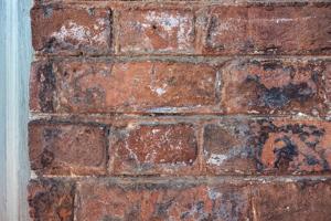 Brick and mortar detail; ca. 1750