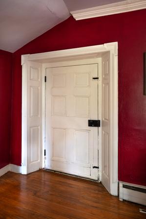 Rear door in hall; ca. 1745