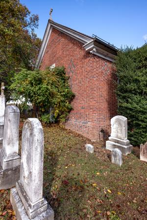 West gable with decorative glazed diamonds, 1755