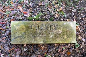 Cockey cemetery marker made of Cockesville marble