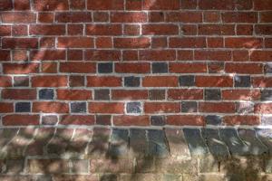 Band of glazed header Flemish bond, west gable, 1755