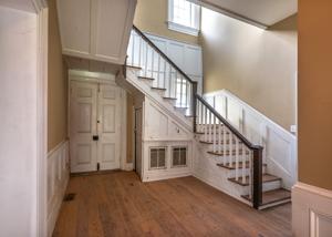 Stairs in entry, 1790s