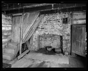 Early kitchen wing; photographed for HABS