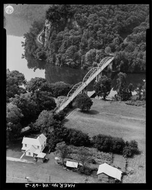 Built in 1915-1916 by the Virginia Bridge and Iron Company of Ro