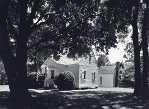 Timber-frame clubhouse built about 1742