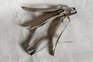 Wick holder for light fixture, 1766