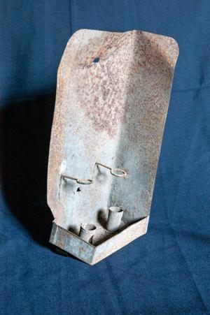 Tin sconce, 1766