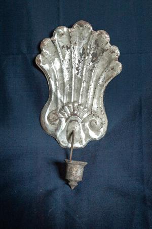 Tin sconce, 1766