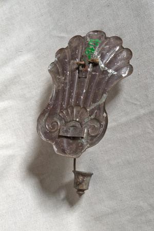 Tin sconce, 1766