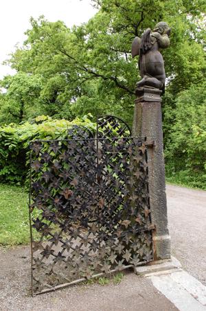 Wrought-iron gate