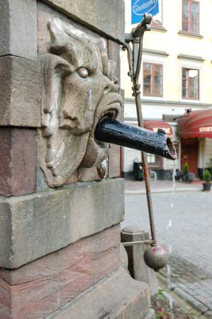 Detail of water fountain