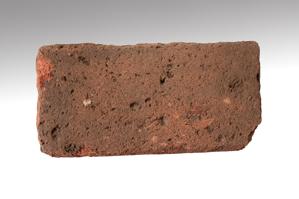 Brick paver recovered from yard between the kitchen and Maryland