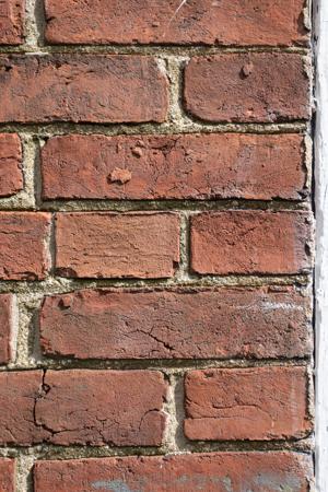 Brickwork, west gable, ca. 1796-1800