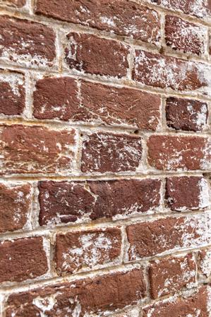 Sand-cast bricks showing lip from bottomless mold; ca, 1750