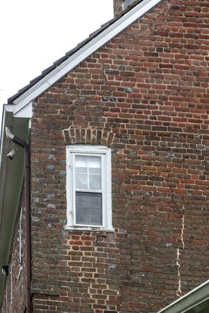 Gable indow arch; ca, 1730