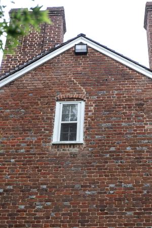 Segmental arch, attic window, ca. 1730