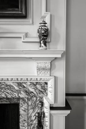 Detail of parlor/drawing room chimneypiece