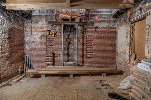 North end of kitchen with 20th-century chimney removed (1766-74)