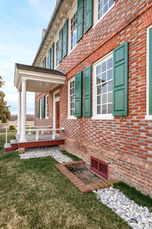 Recreated 1769 front porch