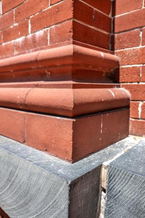 Pilaster base detail; 1894-95