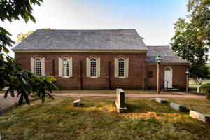 South elevation. Built 1717–21, renovated in 1854, and restore