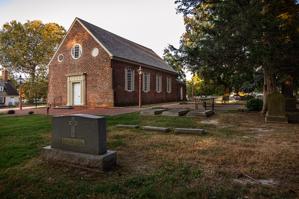 West entry as remodled during the restoration. Built 1717–21, 